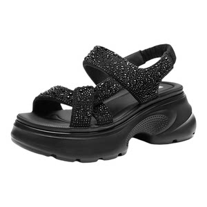 
Belle Stars Thick-soled Heightened Sports Sandals Women's 26 Summer New Breathable Beach Slippers F4A1