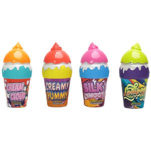 
Baby without sprinkling liquid ice cream bubble bottle upside down without sprinkling bubble water children holding outdoor bubble toy stick