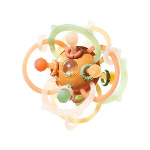 Cochon Manhattan hand-catching ball baby toy silicone grinding teeth glue baby 3 to 6 months old rattle 0-1 year old