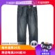 ໂສ້ງຢີນຂາສັ້ນ Lee straight-leg slim jeans ສູງ elastic slimming trousers men's high-end sports series versatility