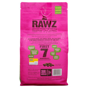 Spot RAWZ glutinous grain-free dehydrated fresh meat whole cat food baked in low temperature to kids imported Rose cat staple food