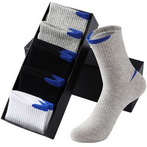 
Sports socks for men's odorproof sweat-absorbing and breathable medium tube sports socks for spring and summer business four seasons student trend business