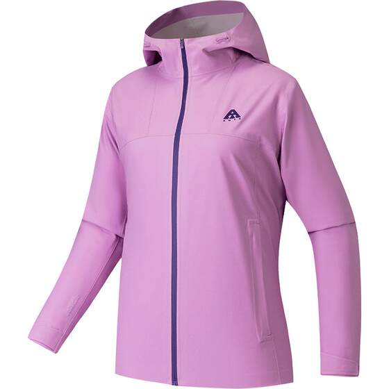 
ANTA Earth Shell Water Shell Jacket Women's Summer New Outdoor Mountaineering Hooded Windbreaker Water-Repellent Jacket