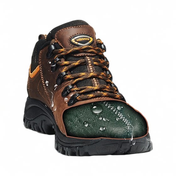 Maitu genuine leather waterproof non-slip hiking shoes men's toe layer cowhide leather outdoor shoes wear-resistant hiking shoes sports hiking shoes
