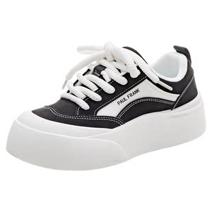 
Big Mouth Monkey Canvas Shoes Women's 2026 Spring New Hot Style Versatile Casual Thick-soled Breathable Sneakers Student Trendy Shoes