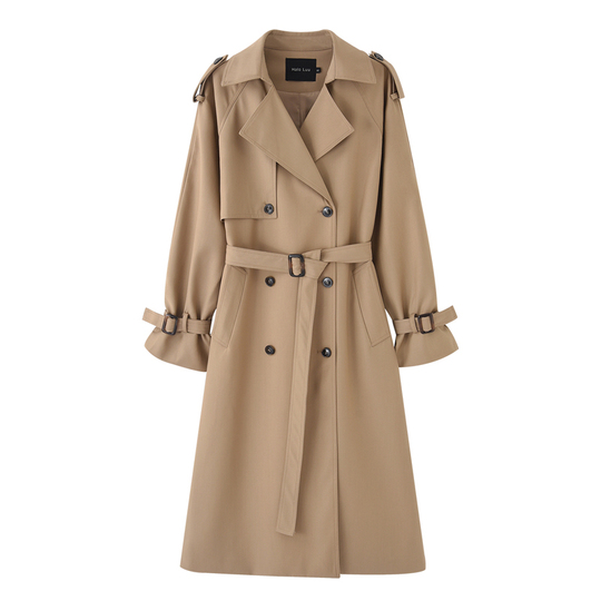 Loose Fit Spring Autumn Jacket Women's Loose Fit Trench Coat Loose Fit Spring Autumn Jacket Women's Loose Fit Trench Coat