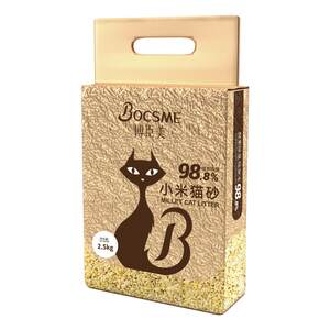 Xiaomi cat litter mixed with tofu cat litter deodorizing low dust bentonite mineral sand 20*0.5kg cat supplies free shipping millet litter
