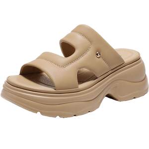 
Belle women's shoes, thick-soled sandals and slippers, new mother's shoes, beach wearable casual slippers D6K1D