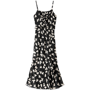 BANANA BABY 2025 new French tea sling suspender dress for women