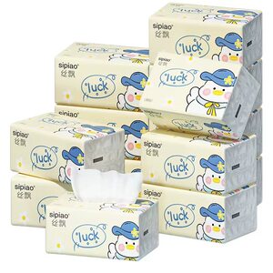 
Outdoor large pack family pack affordable napkin thickened removable facial tissue paper towels