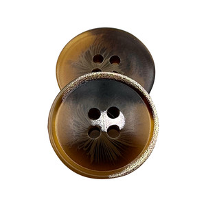 
Resin buttons, small round edge coat buttons, dark men's suits, women's suits, four-eye woolen buttons