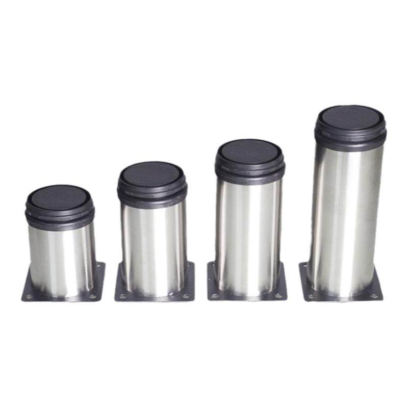 4er-Set stabile Tischbeine 60 mm Höheverstellbar Schreibtischfüße-Chr 4er-Set stabile Tischbeine 60 mm Höheverstellbar Schreibtischfüße-Chr