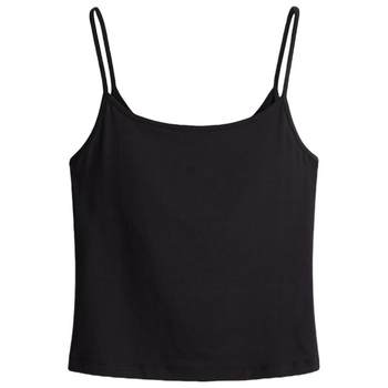 HM Women's Vest 2025 Autumn New Fashion French Slim Sleeveless Round Neck Sling Top 1261290