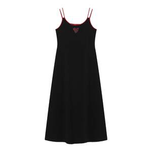 
Chemical Girl Butterfly Prayer Retro Temperament Black A-Line Sling Dress Spring and Summer Slim Skirt for Women