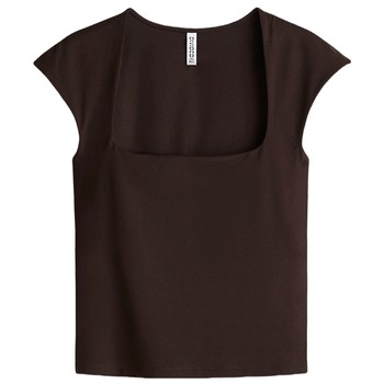 
HM Women's Sling 2025 Autumn New Soft Sweat Cloth Top 1292706