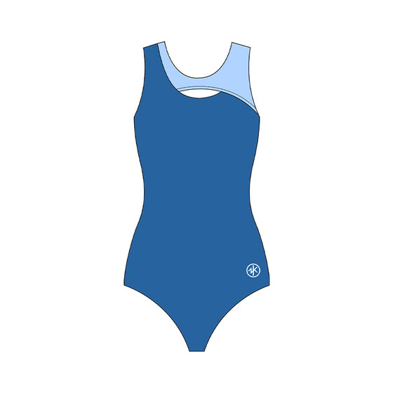 
zokezhouke swimsuit women's one-piece hot spring 2026 new glacier blue swimming pool special small machine high-end sense