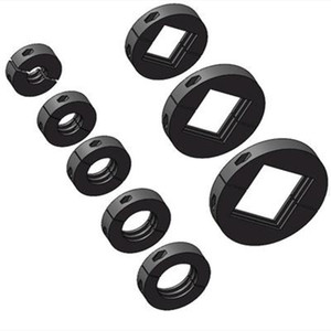 
Nylon plastic square hole round hole fixed shaft sleeve 25/30/35/40 shaft sleeve conveyor sprocket split fixed shaft sleeve