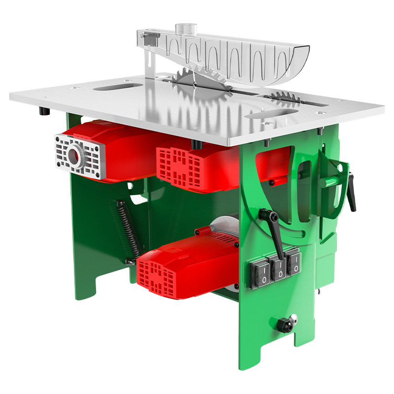 Woodworking Saw Table Multi-Function All-in-One Push-Pull Folding Work ...