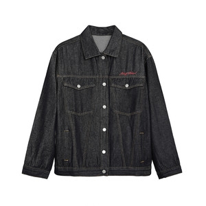 
OOTC original retro primary color denim jacket American street retro casual jacket top autumn and winter new style for men