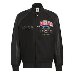 
Retro loose sports warm cotton jacket men's adidas official Clover JD5793