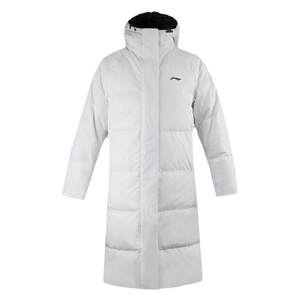 
Li Ning Down Jacket Mid-Length Men's and Women's Hooded Windproof Thickened Warm White Down Over-the-Knee Plus Fleece Sweatpants
