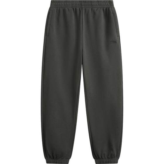 
Li Ning sweatpants men's spring loose casual pants fitness running trousers zipper pocket knitted black sports pants