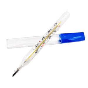 
Large scale medical thermometer medical mercury glass thermometer internal standard clear large number large temperature under armpit