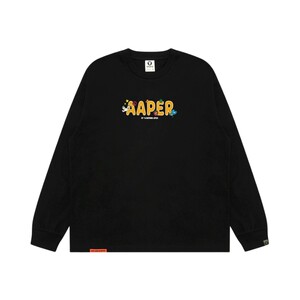 
Aape flagship store men's spring ape army fun print trendy casual long-sleeved T-shirt 1722XXP