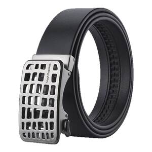 
Hush Puppies Belt Men's Belt Genuine Leather Automatic Buckle Business Casual Young Cowhide Pants New Trendy Fashion Light Luxury