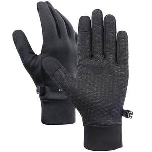 
Camel gloves for men outdoor running, cold-proof thin velvet warm women touch screen non-slip cycling gloves