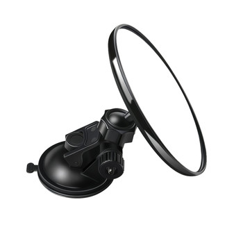 
Car interior rearview mirror suction cup type with wide field of view