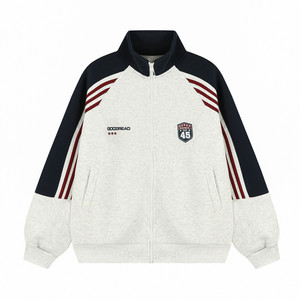 
Raglan sleeve sports jacket men's spring and autumn new boys' baseball uniform American youth spring stand-up collar jacket men's style