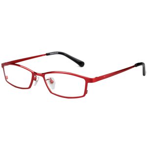 Pure titanium myopia Glasses Ms. Fragment with high number of scattered light anti -blue light vision and ultra -light eyes frame
