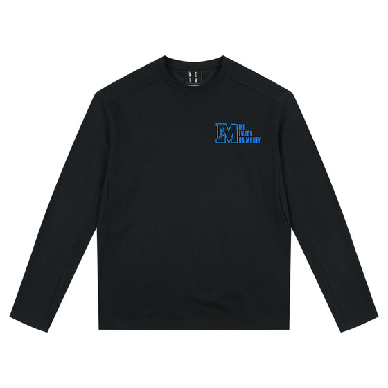 
MEDM25SS cool quick-drying long-sleeved T-shirt for men and women same autumn trendy American retro loose casual shirt