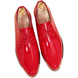 
New spring and summer white popular men's shoes lace-up Korean version British pointed toe men's leather shoes casual shoes wedding shoes trendy