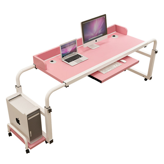 The computer desk bed table bedroom bedroom small table family simple writing desk can move lazy people across bed tableside table