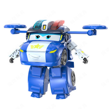 
Super Wings Detective Lu Transforming Robot Toy