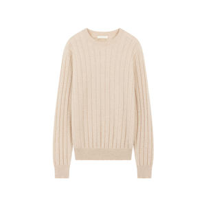 
GOBI Gobi autumn and winter round neck cable tie soft, warm and versatile men's pure cashmere sweater MK223