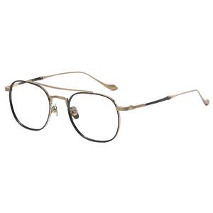 
Ultra-light pure titanium glasses frame for men's fashionable round myopia glasses frame can be matched with astigmatism number and anti-blue light and radiation
