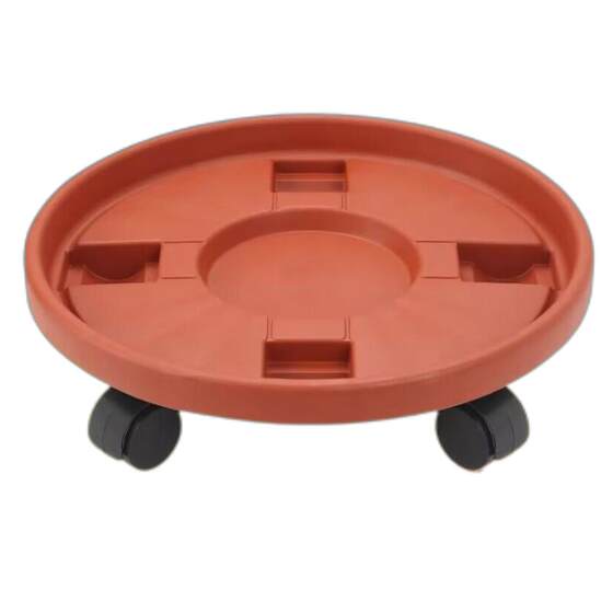 
Mobile flower pot tray pulley chassis cushion roller universal wheel water tray environmentally friendly resin thickening special price