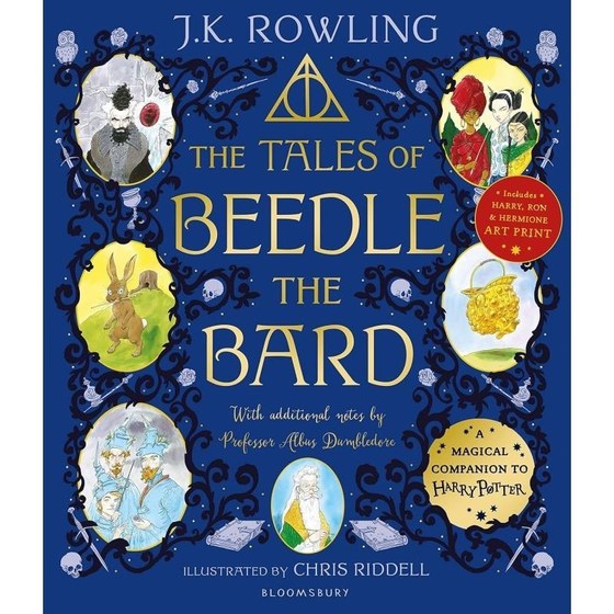 预售 英文原版 The Tales of Beedle the Bard Illustrated Edition A magical companion to the Harry Potter  诗翁彼豆故事集彩