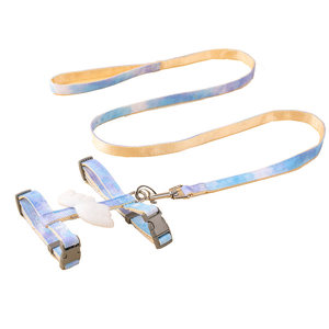 Cat traction rope can adjust the cat rope cute wings, wings, kittens to go out for special chest back with pet dog supplies