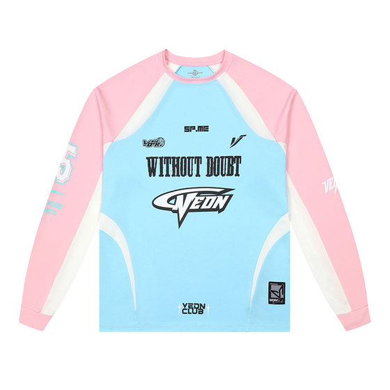 Victoria's long -sleeved shot T -shirt men's beautiful basketball training uniform sports running jacket breathable net eye tide v
