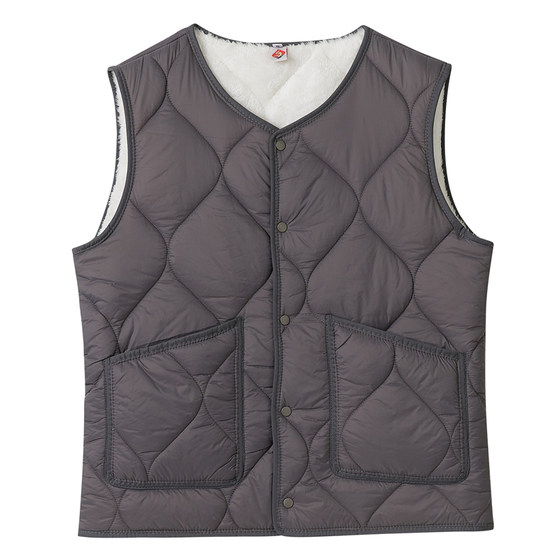 Winter new down cotton vest men's thermal vest thickened youth liner student body-fitting vest large size