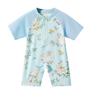 
Children's swimsuits, boys, baby long sleeves, 2 summer beach, beach, hot springs, quick-drying little girls ones-piece swimsuits