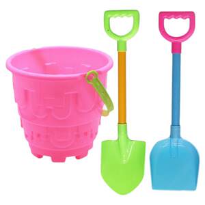 
Children's beach toy shovel bucket set thickened castle bucket sand digging tool digging sand digging water play tool resistant to falling