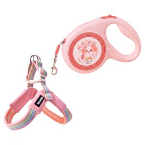 
Pet harness, dog leash, high-looking automatic retractable dog walking rope, vest-style small and medium-sized dog supplies