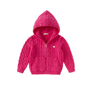 
David Bella children's sweater jacket boys and girls pure cotton knitted cardigan baby clothes new autumn children's clothing