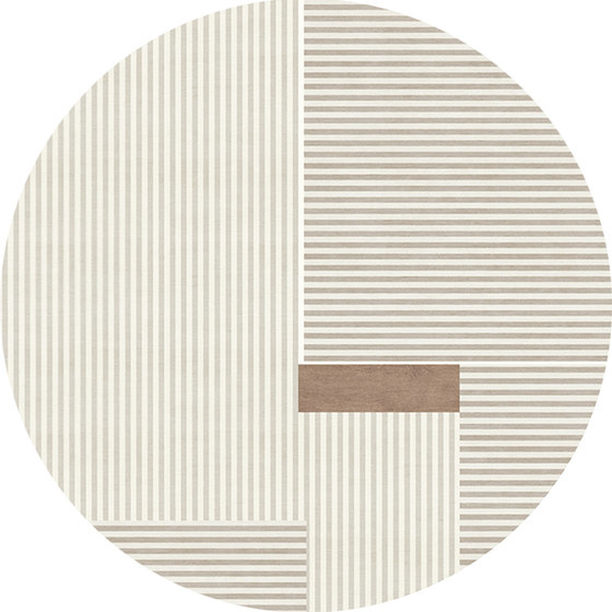 
Swiss MUJIE light luxury round carpet computer chair mat dressing table home bedroom living room bedside floor mat