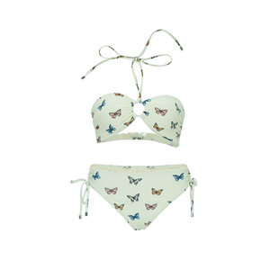 
atlanticbeach2025 new sexy split swimsuit for women summer beach vacation small breasts bikini